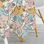 Botanik Portre Basklı Yuvarlak Masa Örtüsü - Çap 140cm Realhomes