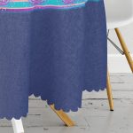 Rengarenk Bohem Otantik Etnik Fil Desenli Yuvarlak Masa Örtüsü - Çap 140cm Realhomes