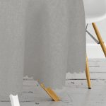 - MasaYuv-569-Gorsel3 - Realhomes Modern Kirpik Dijital Baskılı Yuvarlak Masa Örtüsü - Çap 140cm Realhomes