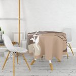 - MasaYuv-5754-Gorsel2 - Realhomes RealHomes Bohemian Özel Tasarım Yuvarlak Masa Örtüsü - Çap 140cm Realhomes