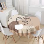 RealHomes Bohemian Özel Tasarım Yuvarlak Masa Örtüsü - Çap 140cm Realhomes