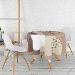 RealHomes Bohemian Özel Tasarım Yuvarlak Masa Örtüsü - Çap 140cm Realhomes