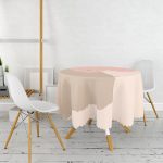 Realhomes Dijital Baskılı Özel Renkli Yuvarlak Masa Örtüsü - Çap 140cm Realhomes