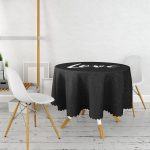 Realhomes Dijital Baskılı Özel Tasarım Yuvarlak Masa Örtüsü - Çap 140cm Realhomes