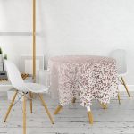 - MasaYuv-6763-Gorsel2 - Realhomes Realhomes Dijital Baskılı Özel Tasarım Yuvarlak Masa Örtüsü - Çap 140cm Realhomes