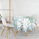 - MasaYuv-6770-Gorsel2 - Realhomes Realhomes Dijital Baskılı Özel Tasarım Yuvarlak Masa Örtüsü - Çap 140cm Realhomes