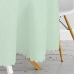 - MasaYuv-7002-Gorsel3 - Realhomes  Çift Renkli Modern Motifli Dijital Baskılı Modern Yuvarlak Masa Örtüsü - Çap 140cm Realhomes