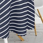 Beyaz Zeminli Renkli Yengeç Desenli Dijital Baskılı Modern Yuvarlak Masa Örtüsü - Çap 140cm Realhomes