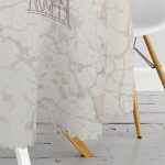 - MasaYuv-77-Gorsel3 - Realhomes Eyfel Kulesi Resimli Dijital Baskılı Yuvarlak Masa Örtüsü - Çap 140cm Realhomes