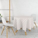 - MasaYuv-791-Gorsel2 - Realhomes  Modern Zigzag Dijital Baskılı Yuvarlak Masa Örtüsü - Çap 140cm Realhomes