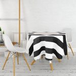 - MasaYuv-792-Gorsel2 - Realhomes Modern Kalp Desenli Dijital Baskılı Yuvarlak Masa Örtüsü - Çap 140cm Realhomes