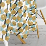 - MasaYuv-8204-Gorsel3 - Realhomes  Beyaz Zeminli Renkli Puantiyeli Dijital Baskılı Modern Yuvarlak Masa Örtüsü - Çap 140cm Realhomes