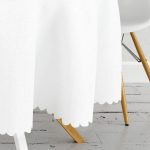 Modern Geyik Desen Dijital Baskılı Yuvarlak Masa Örtüsü - Çap 140cm Realhomes