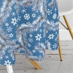 - MasaYuv-8401-Gorsel3 - Realhomes Renkli Zeminli Kartanesi Desenli Dijital Baskılı Modern Yuvarlak Masa Örtüsü - Çap 140cm Realhomes