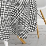 Beyaz Zeminli Siyah Zebra Desenli Dijital Baskılı Modern Yuvarlak Masa Örtüsü - Çap 140cm Realhomes