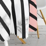 - MasaYuv-8909-Gorsel3 - Realhomes  Renkli Geometrik Desenli Mermer Motifli Dijital Baskılı Modern Yuvarlak Masa Örtüsü - Çap 140cm Realhomes