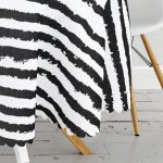 Sevgililer Günü Temalı Özel Tasarım Dijital Baskılı Modern Yuvarlak Masa Örtüsü - Çap 140cm Realhomes