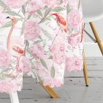 Flamingo Desenli Dijital Baskılı Yuvarlak Masa Örtüsü - Çap 140cm Realhomes