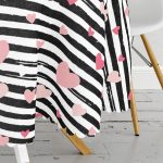 Sevgililer Günü Temalı Özel Tasarım Dijital Baskılı Modern Yuvarlak Masa Örtüsü - Çap 140cm Realhomes