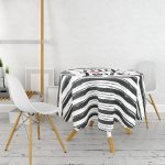 Sevgililer Günü Temalı Özel Tasarım Dijital Baskılı Modern Yuvarlak Masa Örtüsü - Çap 140cm Realhomes