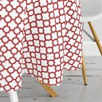 - MasaYuv-9275-Gorsel3 - Realhomes  Bordo & Beyaz Ogea Desenli Dijital Baskılı Modern Yuvarlak Masa Örtüsü - Çap 140cm Realhomes