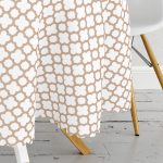 - MasaYuv-9278-Gorsel3 - Realhomes Vizon & Beyaz Ogea Desenli Dijital Baskılı Yuvarlak Masa Örtüsü - Çap 140cm Realhomes