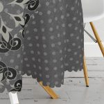 Puantiyeli Özel Tasarım Dijital Baskılı Yuvarlak Masa Örtüsü - Çap 140cm Realhomes