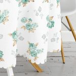 - MasaYuv-Real242-Gorsel3 - Realhomes  Özel Tasarım Rengarenk Çiçek Motifli Dijital Baskılı Yuvarlak Masa Örtüsü - Çap 140cm Realhomes