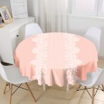 - MasaYuv-Real258-Gorsel1 - Realhomes RealHomes Özel Tasarım Dijital Baskılı Modern Yuvarlak Masa Örtüsü - Çap 140cm Realhomes