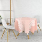 - MasaYuv-Real258-Gorsel2 - Realhomes RealHomes Özel Tasarım Dijital Baskılı Modern Yuvarlak Masa Örtüsü - Çap 140cm Realhomes