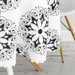 - MasaYuv-Real289-Gorsel3 - Realhomes RealHomes Özel Tasarım Dijital Baskılı Modern Yuvarlak Masa Örtüsü - Çap 140cm Realhomes