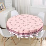 - MasaYuv-Real355-Gorsel1 - Realhomes RealHomes Özel Tasarım Dijital Baskılı Modern Yuvarlak Masa Örtüsü - Çap 140cm Realhomes