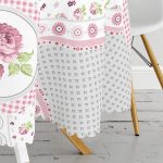 - MasaYuv-Real362-Gorsel3 - Realhomes RealHomes Özel Tasarım Dijital Baskılı Modern Yuvarlak Masa Örtüsü - Çap 140cm Realhomes