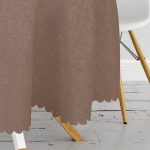 - MasaYuv-kahve-Gorsel3 - Realhomes  Realhomes Dijital Baskılı Özel Tasarım Yuvarlak Masa Örtüsü - Çap 140cm Realhomes