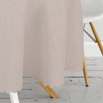 Vizon Düz Renkli Dijital Baskılı Yuvarlak Masa Örtüsü - Çap 140cm Realhomes