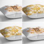 - Rh-K4luset747-Gorsel2 - Realhomes 4'lü Kurumuş Sonbahar Yaprakları & Geyik Tasarımlı Dijital Baskılı Modern Kırlent Kılıfı Seti Realhomes