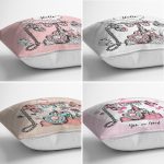 - Rh-K4luset752-Gorsel2 - Realhomes 4'lü Renkli Zemin Retro Çevirmeli Telefon Tasarımlı Dijital Baskılı Modern Kırlent Kılıfı Seti Realhomes