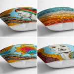 - Rh-K4luset753-Gorsel2 - Realhomes 4'lü Etnik Tasarımlı Renkli Dijital Baskılı Modern Kırlent Kılıfı Seti Realhomes