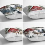 - Rh-K4luset761-Gorsel2 - Realhomes  4'lü Bağ Evi Özel Tasarım Kış Temalı Dijital Baskılı Modern Kırlent Kılıfı Seti Realhomes