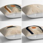 - Rh-K4luset771-Gorsel2 - Realhomes  4'lü Vizon Zeminli Etnik Çizimli Dijital Baskılı Modern Kırlent Kılıfı Seti Realhomes