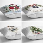 - Rh-K4luset797-Gorsel2 - Realhomes 4'lü Kardan Adam & Çam Ağacı Motifli Dijital Baskılı Modern Kırlent Kılıfı Seti Realhomes