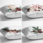 - Rh-K4luset800-Gorsel2 - Realhomes  4'lü Mum & Şamdan Özel Motifli Dijital Baskılı Modern Kırlent Kılıfı Seti Realhomes