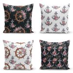 - Rh-K4luset805-Gorsel1 - Realhomes 4'lü Çapa & Dümen Özel Tasarımlı Dijital Baskılı Modern Kırlent Kılıfı Seti Realhomes