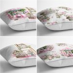 - Rh-K4luset811-Gorsel2 - Realhomes 4'lü Çiçek Arabası Özel Tasarım Dijital Baskılı Modern Kırlent Kılıfı Seti Realhomes