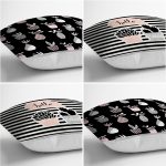 4'lü Saksıdaki Çiçekler Özel Tasarım Dijital Baskılı Modern Kırlent Kılıfı Seti Realhomes