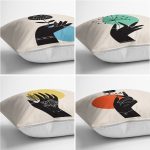 - Rh-K4luset822-Gorsel2 - Realhomes  4'lü Çiçek Tasarımlı El Motifli Dijital Baskılı Modern Kırlent Kılıfı Seti Realhomes