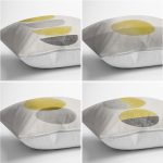 4'lü Soyut Çizimli Pastel Renkli Özel Tasarım Dijital Baskılı Modern Kırlent Kılıfı Seti Realhomes