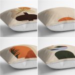 - Rh-K4luset825-Gorsel2 - Realhomes  4'lü Etnik Özel Tasarım Dijital Baskılı Modern Kırlent Kılıfı Seti Realhomes