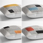 - Rh-K4luset830-Gorsel2 - Realhomes 4'lü Koyu Fildişi Renkli Çizgi Tasarımlı Dijital Baskılı Modern Kırlent Kılıfı Seti Realhomes