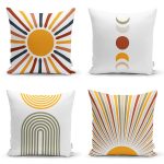 - Rh-K4luset832-Gorsel1 - Realhomes 4'lü Güneşin Doğuşu Özel Tasarımlı Dijital Baskılı Modern Kırlent Kılıfı Seti Realhomes